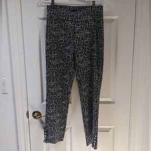 Chic Black and White Women's Pants